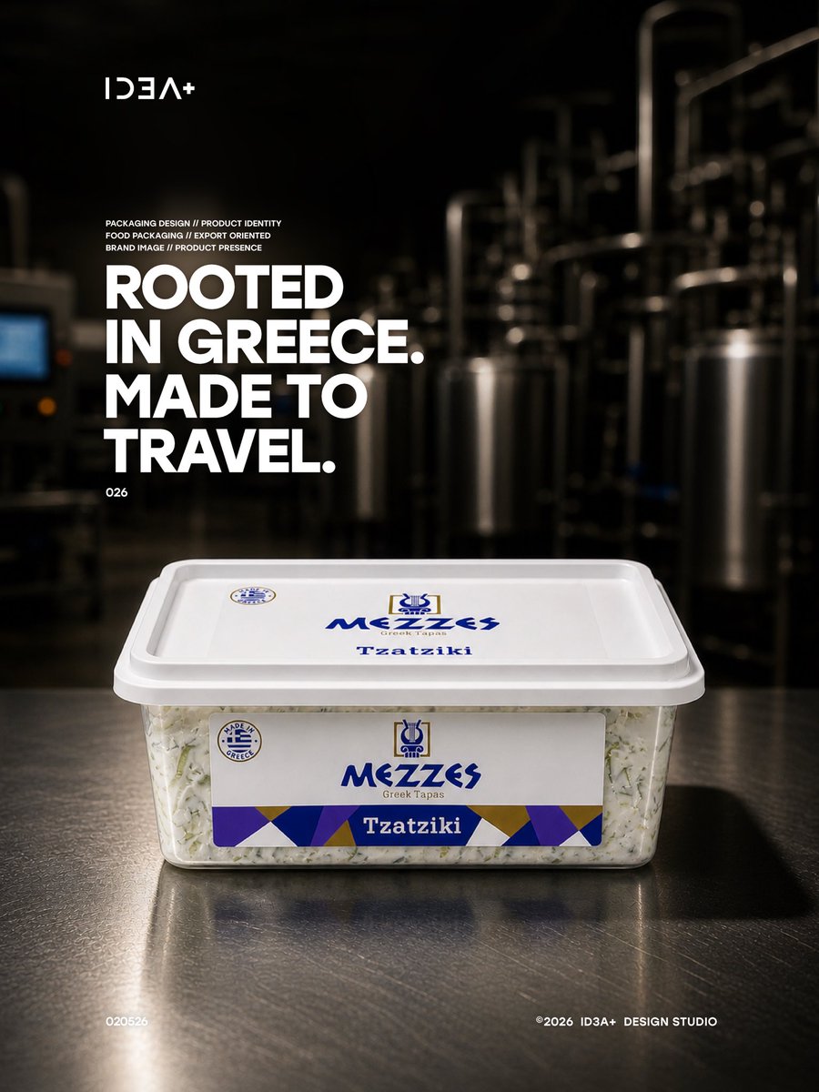GTsepeltzidis's tweet image. ROOTED IN GREECE. MADE TO TRAVEL.

Food packaging design based on origin, clarity and simple product communication.

id3a.gr

#packagingdesign #foodpackaging #thessaloniki #greece