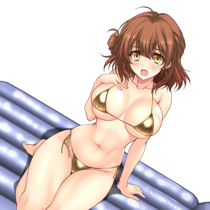今年は余裕があったのでゴールデンビキニウィークで花海佑芽さんを描きました 