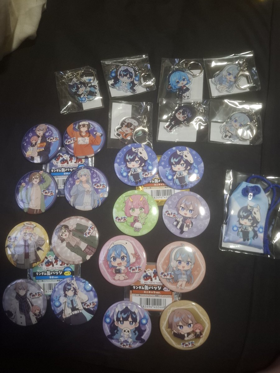 めめ村 めめ村×REDのグッズ届いたぜ(´∀｀) 缶バッチの結果も良し！