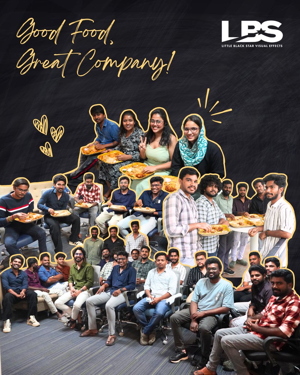 lbsvfx's tweet image. April Monthly Wrap at LBS! ✨

Great team lunch 🍽️, production recap &amp;amp; planning for exciting projects ahead.

Congrats to Haresh, our Star Performer of the Month 🌟 well deserved!

#MonthlyWrap #TeamCulture #EmployeeRecognition #LittleBlackStarVFX