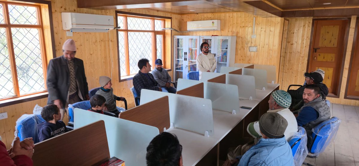 airnewskargil's tweet image. 3 community libraries inaugurated in Taisuru Constituency at Choskore, Kargee &amp;amp; Maita Khechoor by Councillor Abdul Hadi, boosting education &amp;amp; reading culture
Facilities to provide books, study spaces &amp;amp; learning support for youth
#Kargil #Education #YouthEmpowerment
@ashishkundra