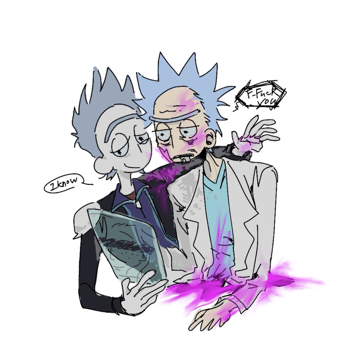 longtimeNomoney's tweet image. #rickandmorty 
즌9를 기다료.