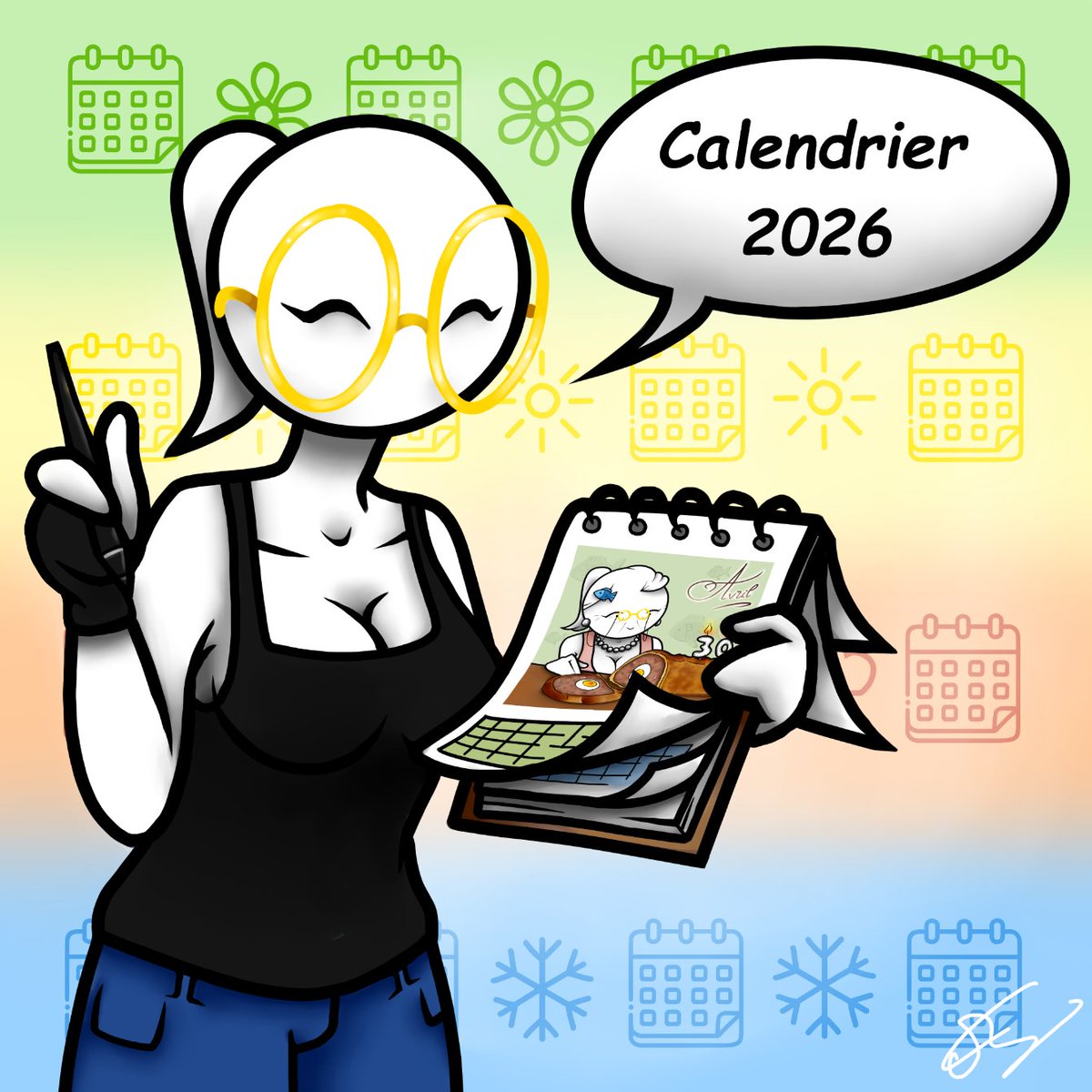 Aurorewolf37's tweet photo. mois de Mai ! de mon Calendrier 2026 !!
#mai #mai2026 #may #may2026 #calendrier2026 #muguet #fraise #tablettegraphique #graphictablet #drawingart #drawchallenge #drawcharacter https://t.co/DVmpJpKTfE