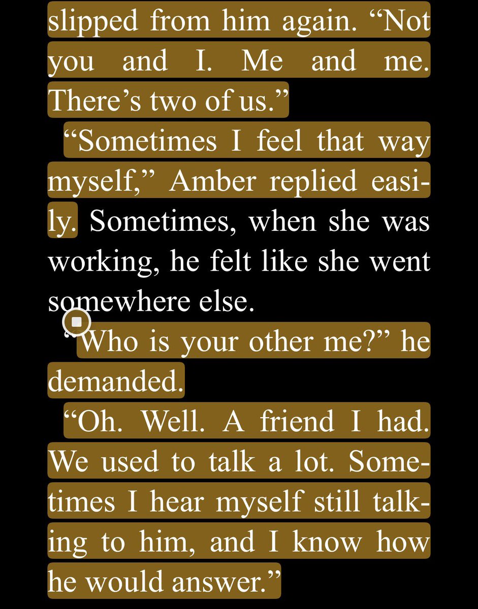 who else constantly thinks about amber hallucinating fitz