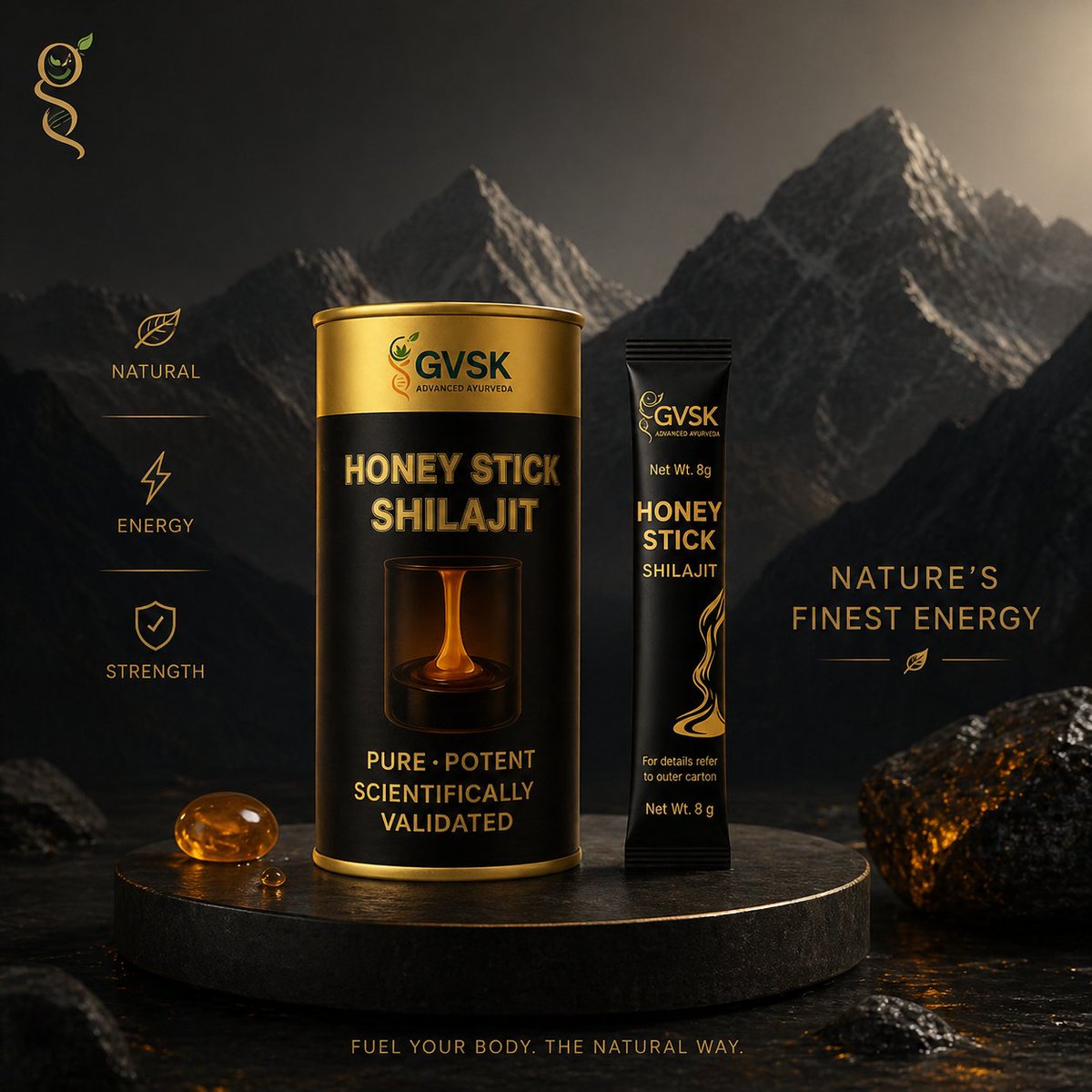 GVSKnutrifoods's tweet image. Unlock the ancient secret of strength and stamina 💪
Pure Shilajit — nature’s most powerful mineral resin, trusted for centuries.

#Shilajit #NaturalEnergy #AyurvedaPower #MensHealth #StaminaBoost #HerbalWellness #DailyStrength #OrganicLiving #WellnessJourney