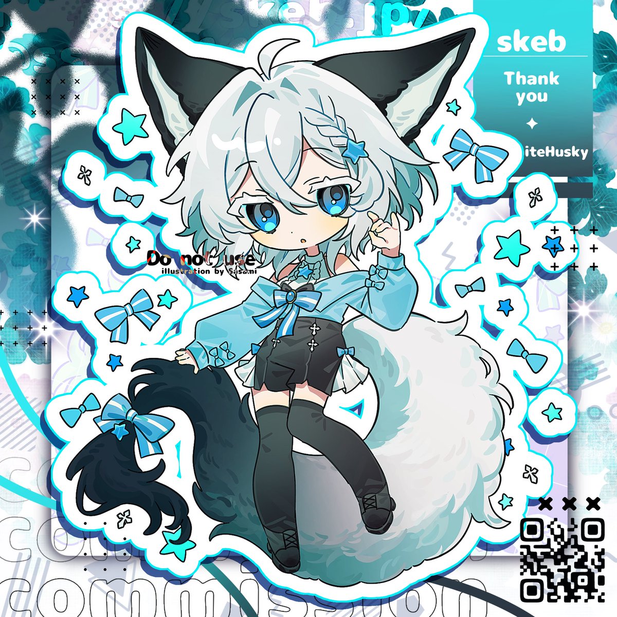 smlo_333's tweet photo. skebありがとうございました🩵🤍 https://t.co/jDbFTCrhPu