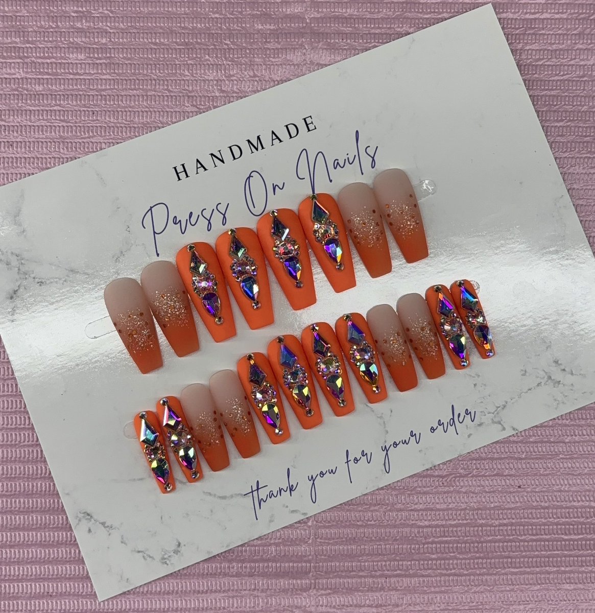 PressNessa's tweet image. An order from this week.
Enjoy 40% off on orders with two or more items until May 16
enchantingemerald.etsy.com
Or check out my TikTok shop for 40% off orders over $50
tiktok.com/@pressonnailsb…

#pressonnails #pressonnailsforsale #pressonnailslovers #pressonnailbusiness #pressons