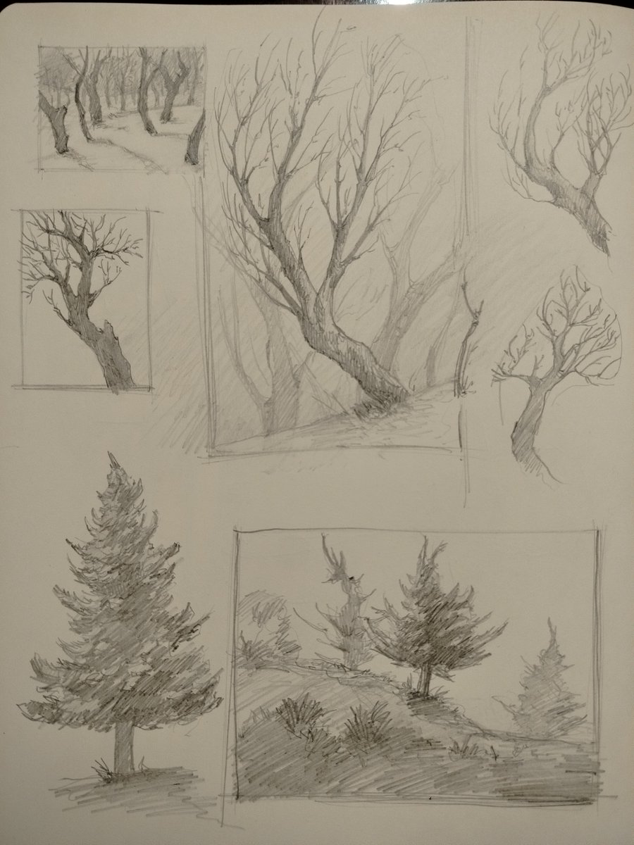 GGarsev's tweet photo. I don't got much, but here are some recent sketches. I thinik Photoshop is not as good as pencil and paper for sketching. https://t.co/9bFwGr8Nkh