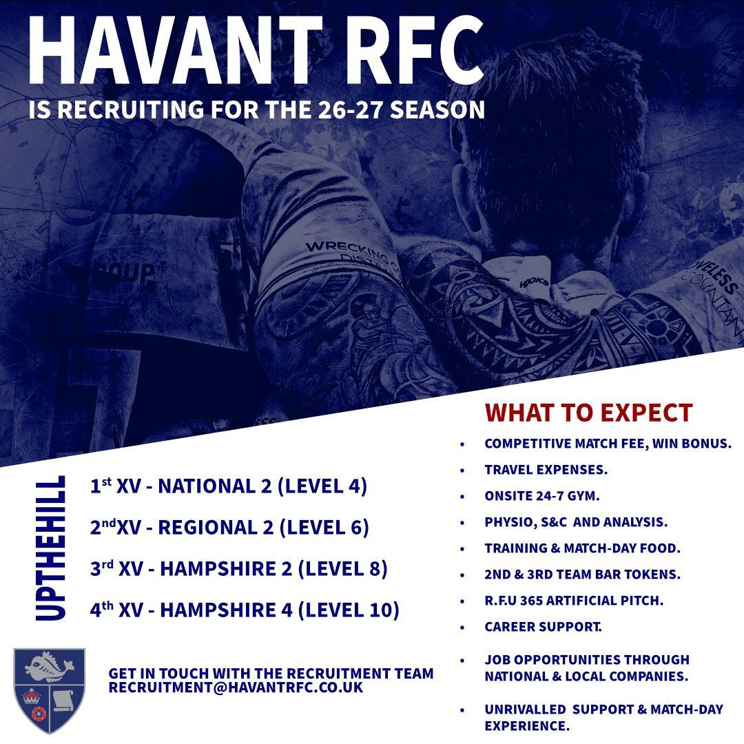 Havant Rugby Football Club tweet media