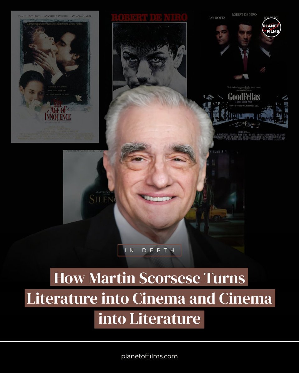 planetoffilms's tweet image. Martin Scorsese doesn’t just adapt literature — he makes films that feel like reading a mind.

His cinema isn’t about events, but consciousness, contradiction, and confession.

This is what makes his stories timeless.

planetoffilms.com/martin-scorses…

#MartinScorsese #Cinema #Analysis