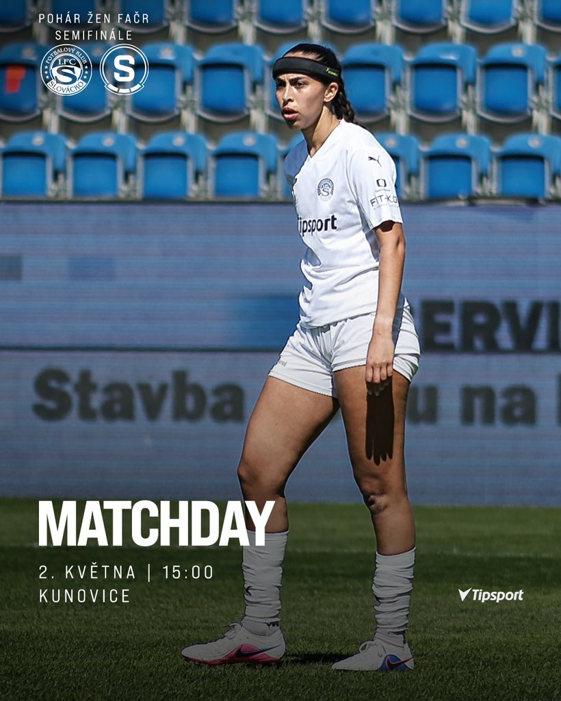 1FCSzeny's tweet photo. 🏆 Pohárové semifinále je tady! Po pár dnech se na domácí půdě znovu postavíme pražské Spartě a tentokrát je v sázce postup do finále Poháru žen FAČR! Souboj v Kunovicích vypukne v 15:00, tak nás přijďte podpořit a pomozte nám vybojovat postup! 💙🤍
#zaslovacko #spolu https://t.co/uLiRzMPQu9