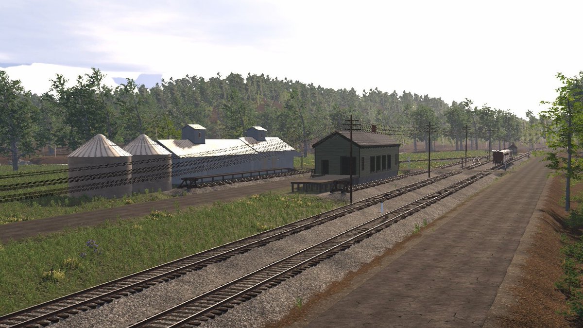 TOPHAT_6210's tweet photo. イングランドのとある島に、小さな鉄道がありました。製材所のある町と、農村とを結ぶ、本当に小さな鉄道です。
#Railroader https://t.co/7ExVjyWNi3
