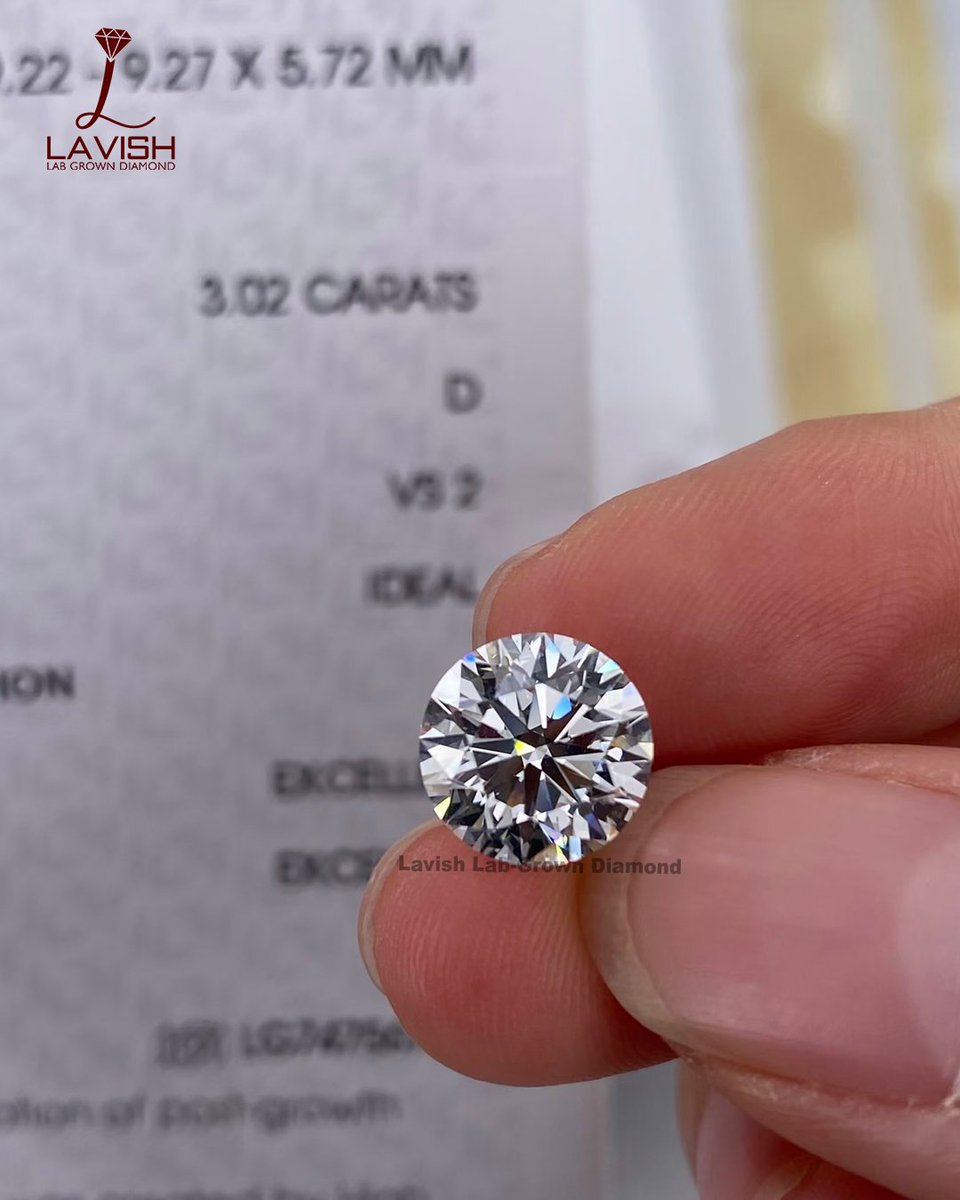 lavishlabgrown's tweet image. Stunning Round Brilliant Lab Grown Diamond
✨ 3.02 CT | D Color | VS1 ✨

----(020526D)---
🌐 lavishlabgrowndiamond.com
📱 +91 94848 41948

#LabGrownDiamond #RoundBrilliantDiamond #DColorDiamond #VS1 #LuxuryJewelry #DiamondLover #LavishDiamonds #lavishlabgrowndiamond #lavishdiamond