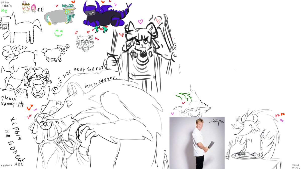 Lefek_what's tweet photo. Some arts from friends magma from the other day
Lots of ramwolf cuz we need yaoi
#lambyland #phighting lol https://t.co/Sed6cx29PP