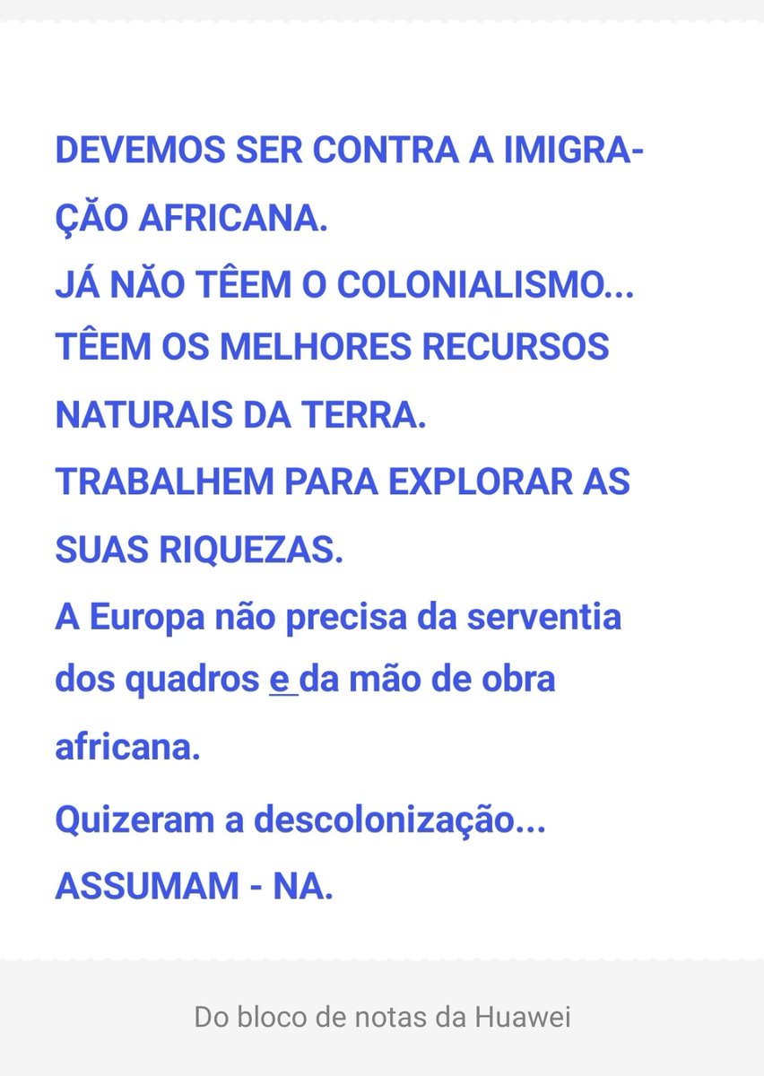 A IMIGRAÇĂO NA
EUROPA DEVE SER
CONTROLADA