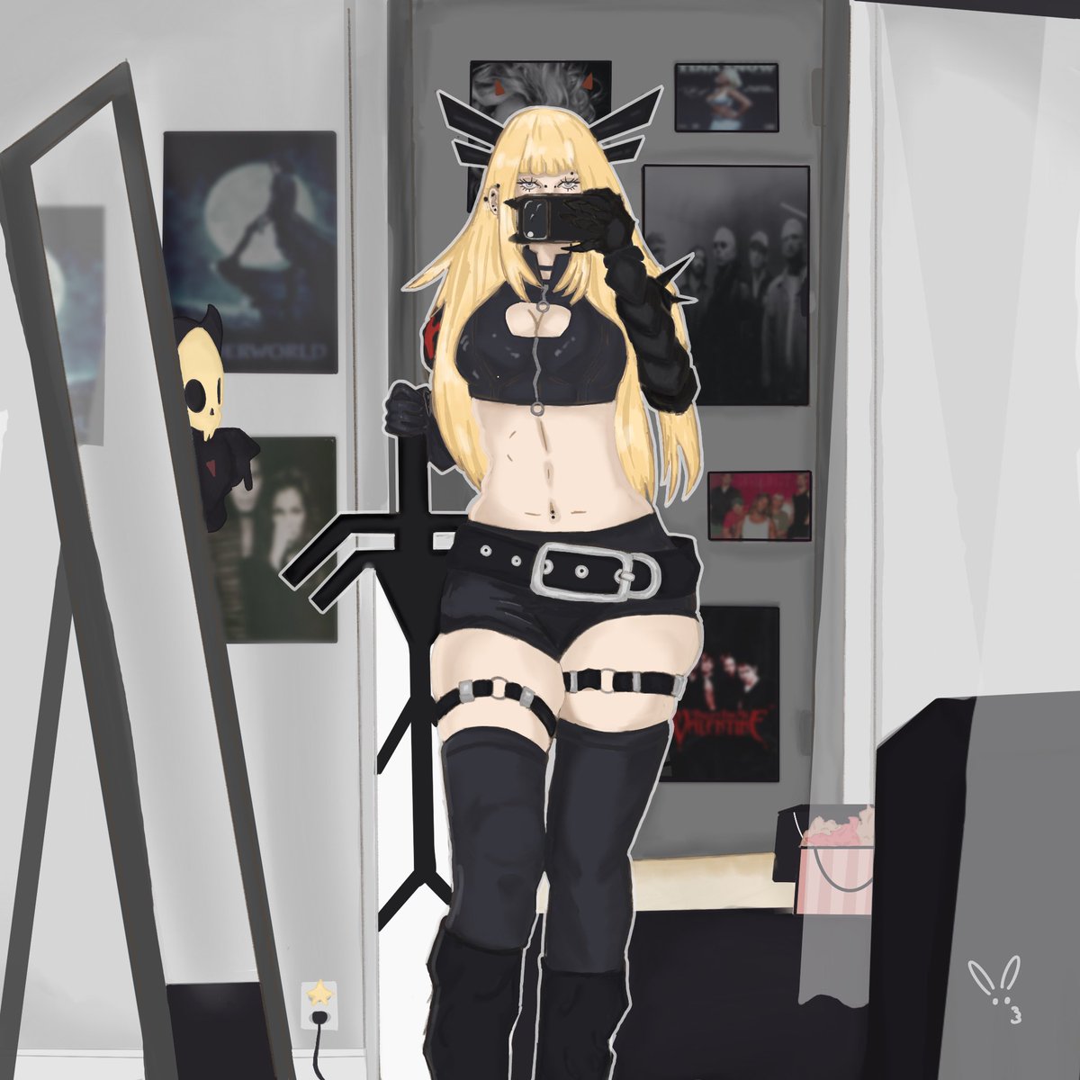 z0mbiebunii's tweet photo. ㅤꨄ︎ Magiks camera roll ꨄ︎
I’m trying a new art style! I put a lot of random things in this. 
( ô ‸ ō )....????? #Magik #Xmen https://t.co/291llJ5bXd