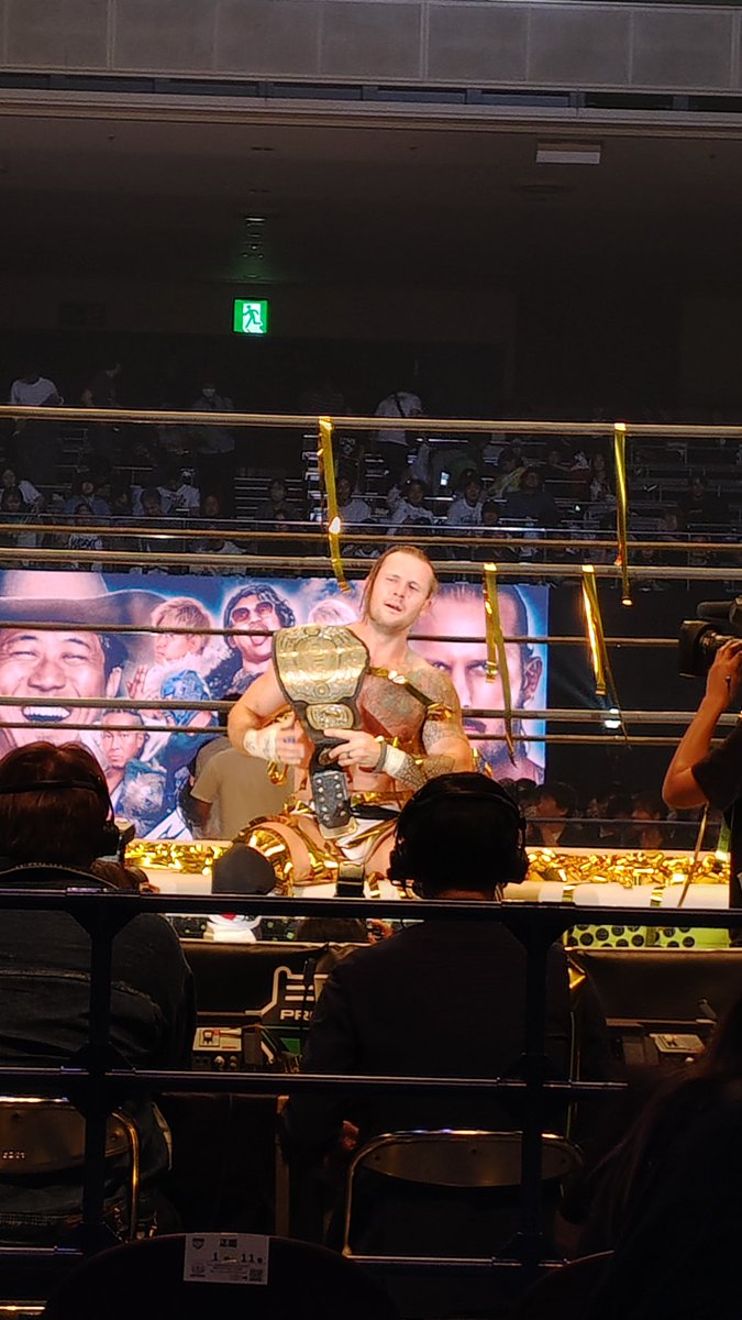 86sai's tweet photo. NOAH両国大会観戦終了。
メインのGHC戦、何がWWEのエクスベリエンスやねん、NOAHのエクスベリエンスが詰まりに詰まった凄い試合やんか！三沢小橋から森嶋や玄藩まで感じたわ。結果として試合順はこれで正解やったと思う。大満足。
 #noah_ghc #MAYHEM52 https://t.co/Tsv7M8eohZ