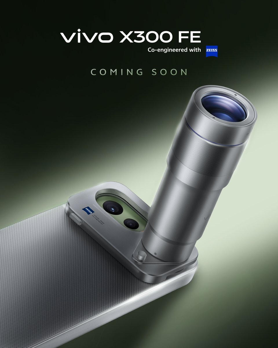 vivoArabia's tweet image. In your hand: power. In your lens: endless stories.

بيدك قوة، وبعدستك عالم من الحكايات

#vivoX300FE #ZEISS #ComingSoon