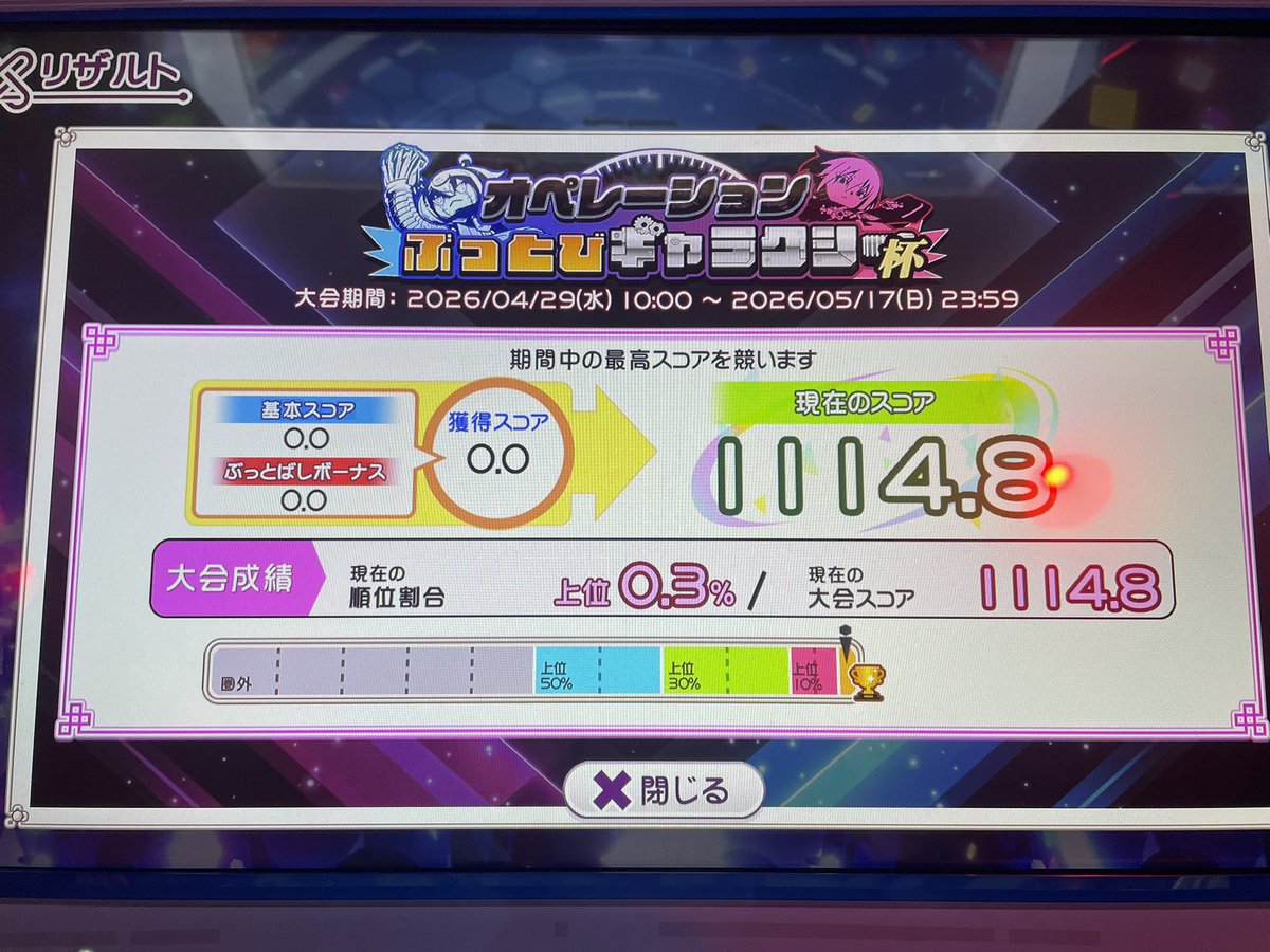 EKarma108's tweet photo. 今日のマフガ。
スコア伸ばしてきました。
4桁突入。最後は飛びかけましたがギリ耐え。あと飛びは1。戦績自体はまぁまぁ。
東2で親三倍満出して2人飛ばしてバカ勝ちしたりPCKボーナス込みでマフガ初の数え役満出したり中々の脳汁というか暴力的でした。 https://t.co/z2hb31B3hY