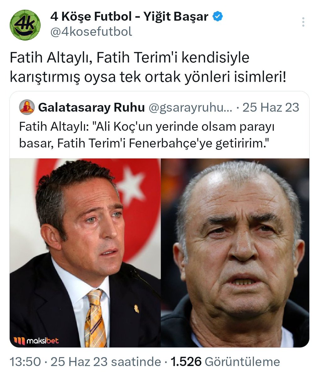 4 Köşe Futbol - Yiğit Başar tweet media