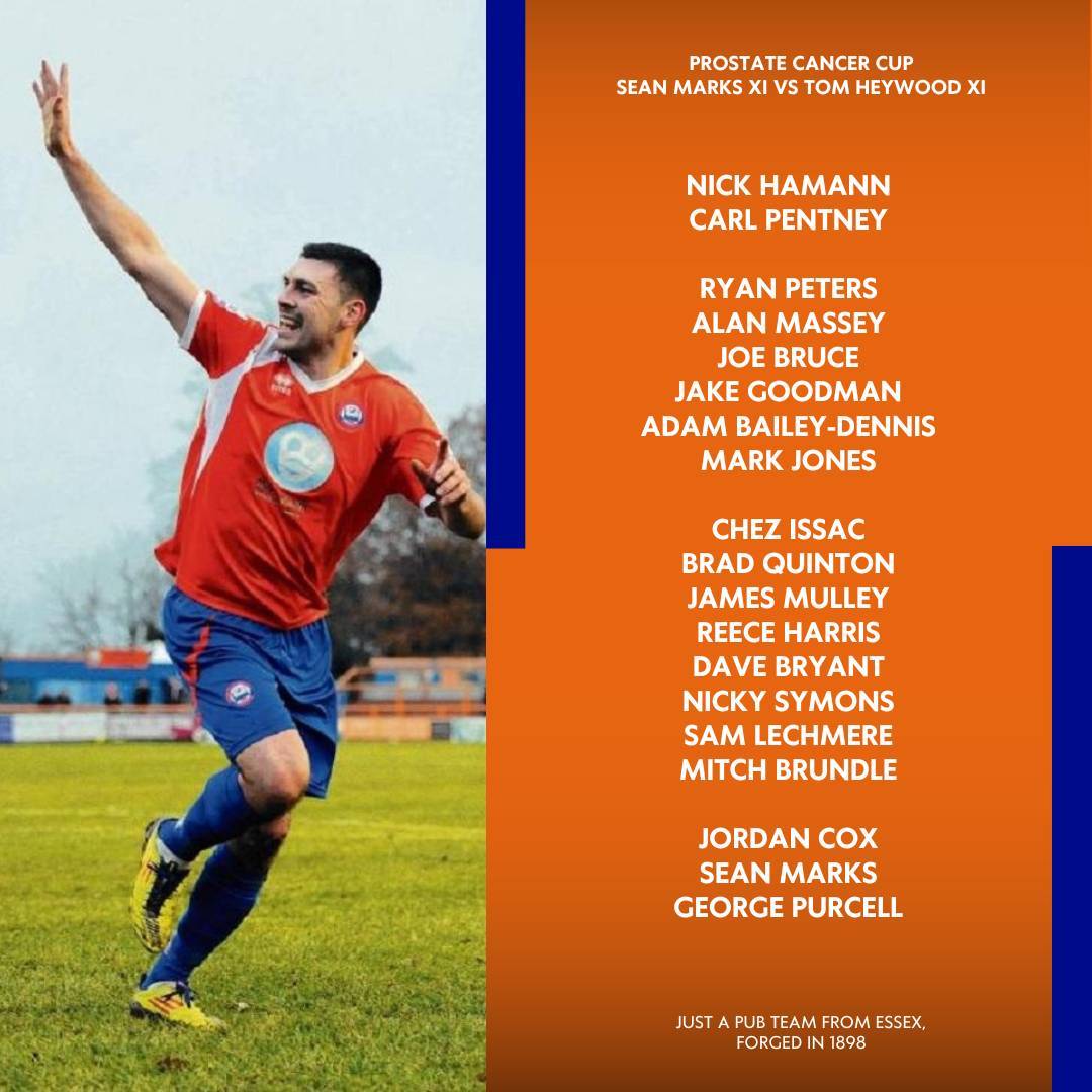 braintreetownfc's tweet photo. Sean Marks is back at Cressing Road and he brings some very familiar faces back with him!

From Promotion winners in both the Isthmian League and the National League South, to integral parts of our core National League stint who took us to a 3rd placed finish

Join us at 2pm this afternoon for an entertaining charity match with some of your favourite former legends, and don't forget to donate 😍

https://t.co/ghJGRhXU7U

#IronArmy | Forged in 1898