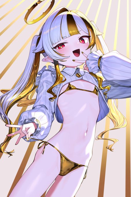 金ビキニを着せたいとずっと思ってたうちのこルチエルちゃん