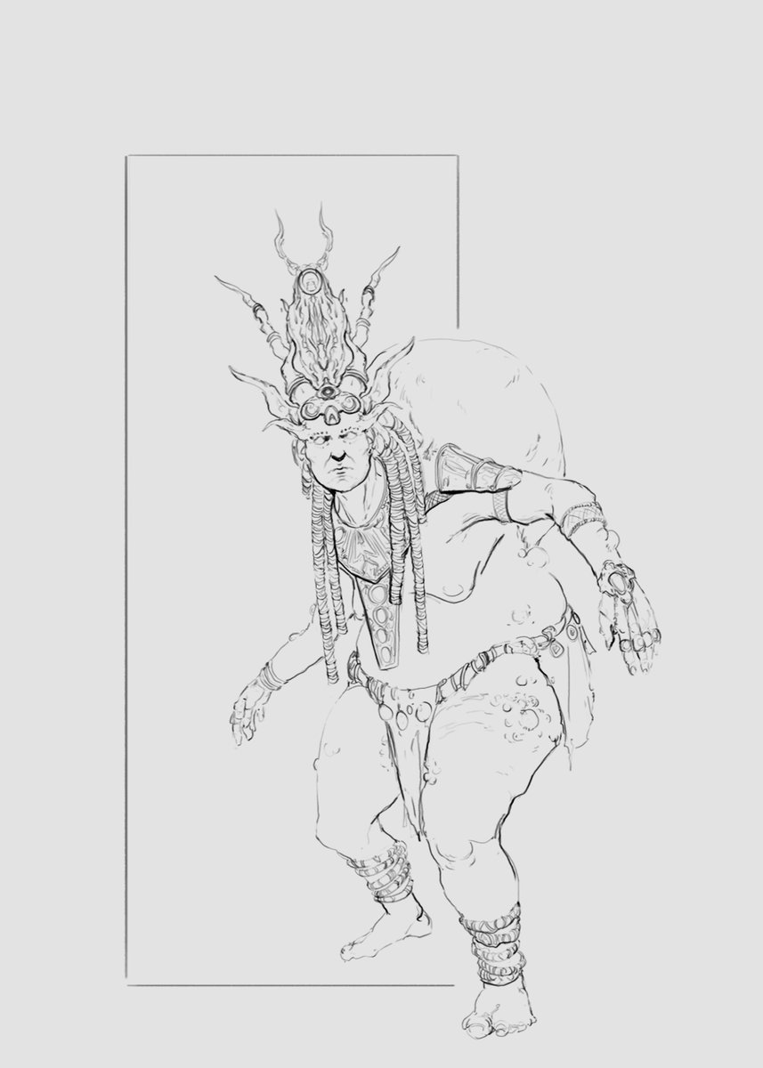 turaev_alexey's tweet image. 120 #sketch #digitalart #conceptart #characterdesign #darkfantasy