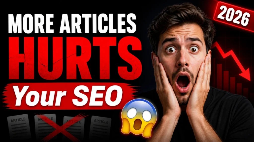 FsDigital01's tweet image. Why Writing More Articles Hurts Your SEO in 2026 – I Learned It the Hard Way

#SEO2026 #ContentMarketing #DigitalMarketing #SEOTips #BloggingStrategy #jksdigital #viralpost #Trendingpost 

jksdigital.in/why-writing-mo…