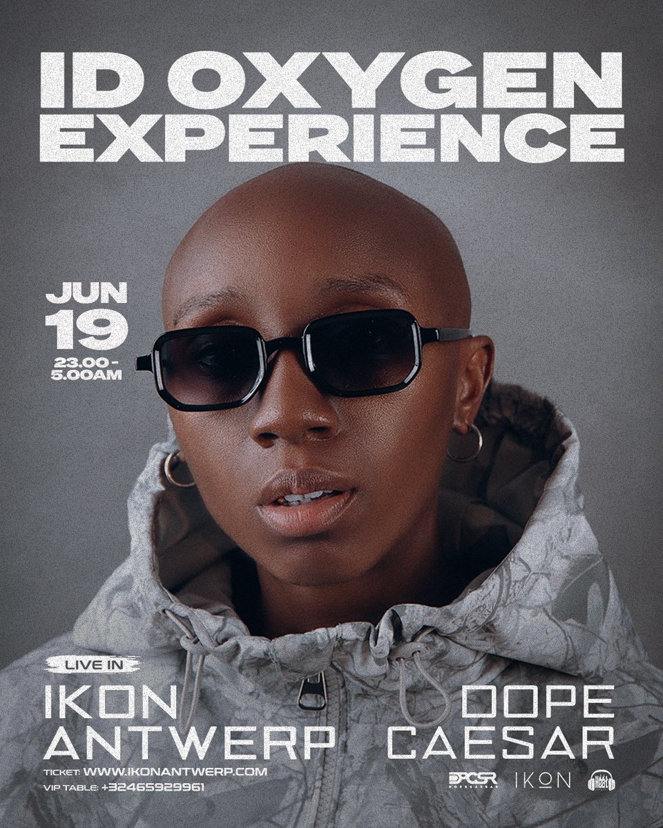 idoxygenvip's tweet image. Ready For A Real Afro   #IDOxygenExperience 🔊💯  June19th
🔥 Dope Caesar on the mix — bringing that LEGENDARY energy 🫡  #DopeCaesar
#afrohouse x #afrobeat  ALL NIGHT 💃🏾  

You don’t just hear it… you feel it 👀⏳  
Turn up and tap in — you already 🔥