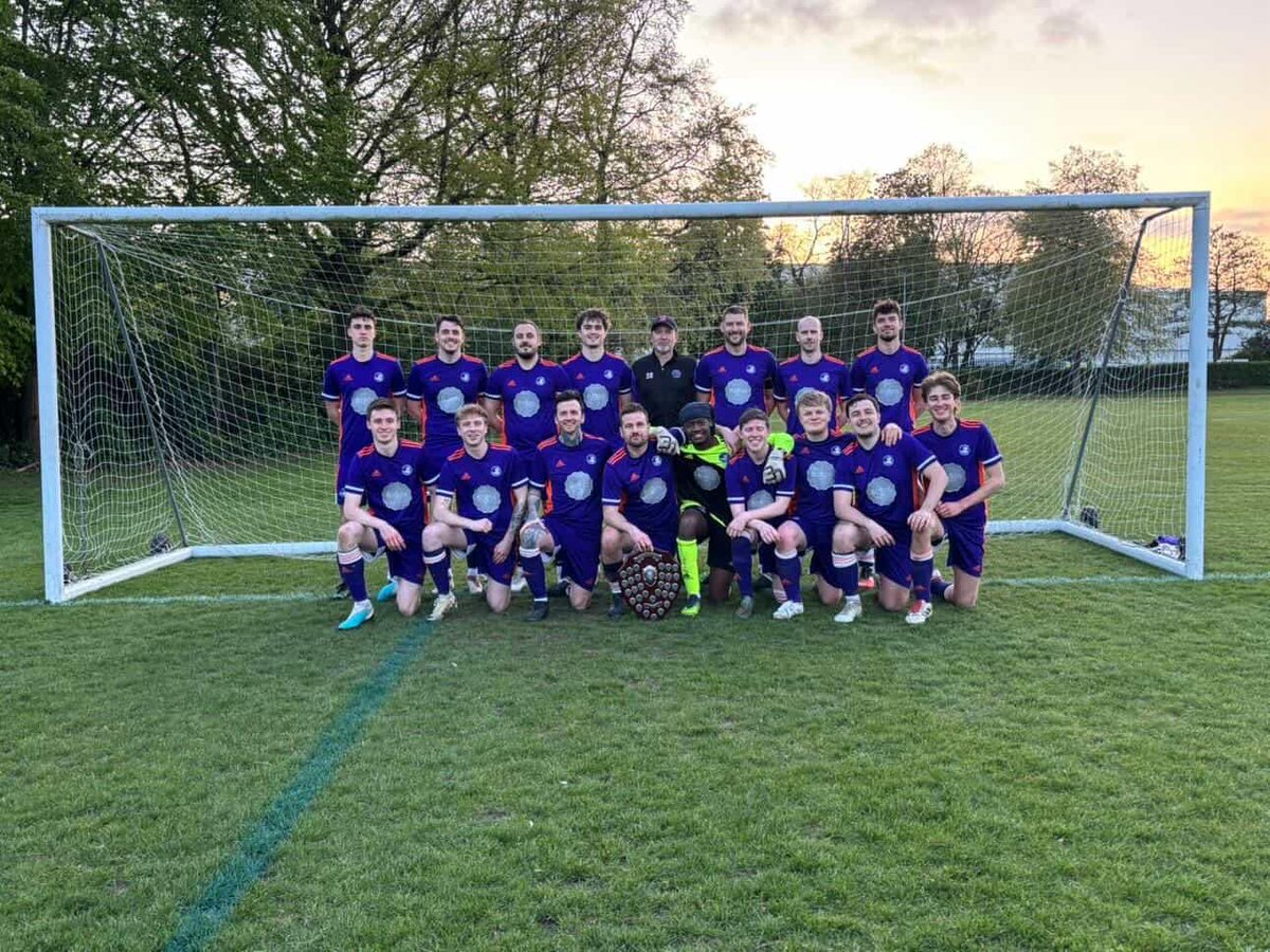 S_Knavesmire's tweet photo. After losing the first two games of the season with a depleted squad, Mire got going and never looked back. 18 league wins in a row, over 100+ goals scored, +79 goal difference, cup Semi Finalists after knocking out 3 teams from the division above. 2025/26 completed ✅ #SKFC 🟣🟠 https://t.co/5dGNC0ke5w