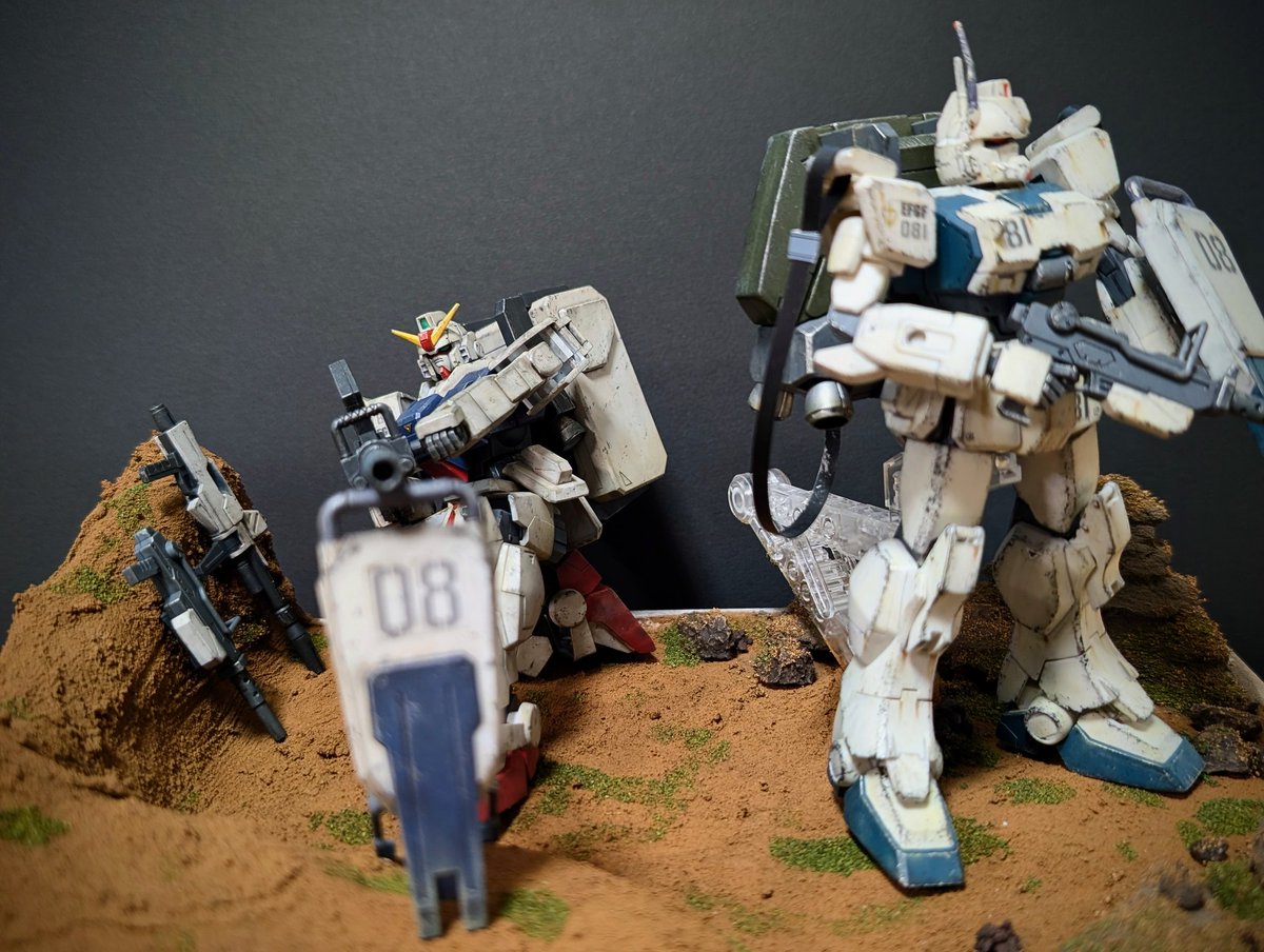 GkAbUNe9sofWfdL's tweet image. のんびりまったり作ってたら...年明けて気がついたらGWやった...

#ガンプラ
#ジオラマ
#ウェザリング