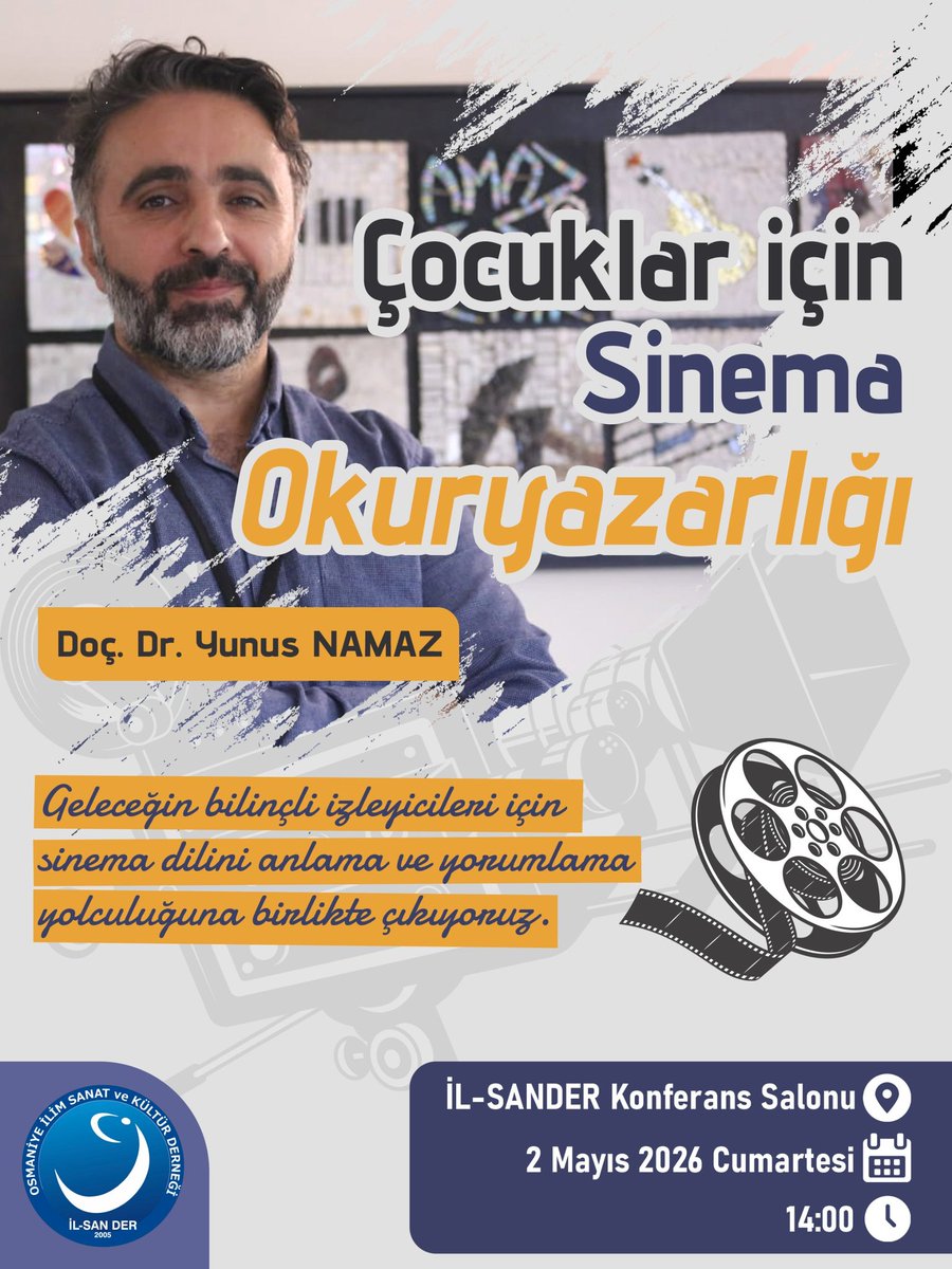 sinenamaz's tweet photo. Sinema Okuryazarlığını çocuklarla ve Film Eleştirisi ise yetişkinlerle konuşmak için Osmaniye'deyiz. https://t.co/MaXRK3QV5w