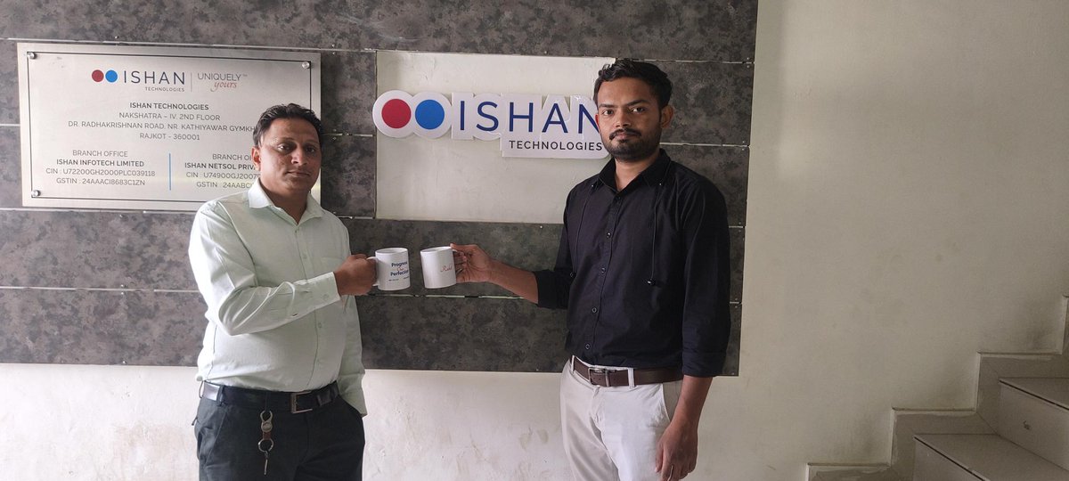 Ishan Techologies tweet media