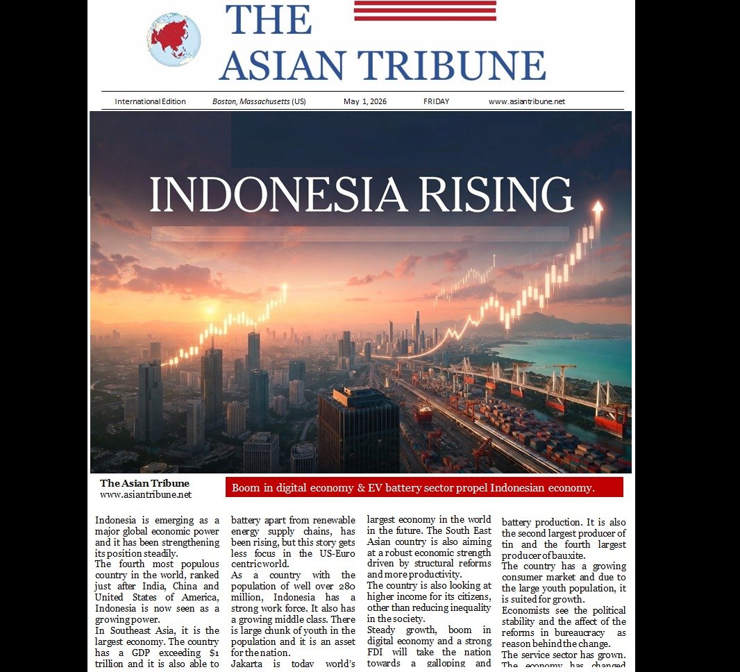 asiantribunenet's tweet image. Indonesia rising: Southeast Asian country emerging as a major economic power. Growing steadily, silently.

asiantribune.net/indonesia-risi…

#Indonesia #Economy #TheAsianTribune #WorldNews