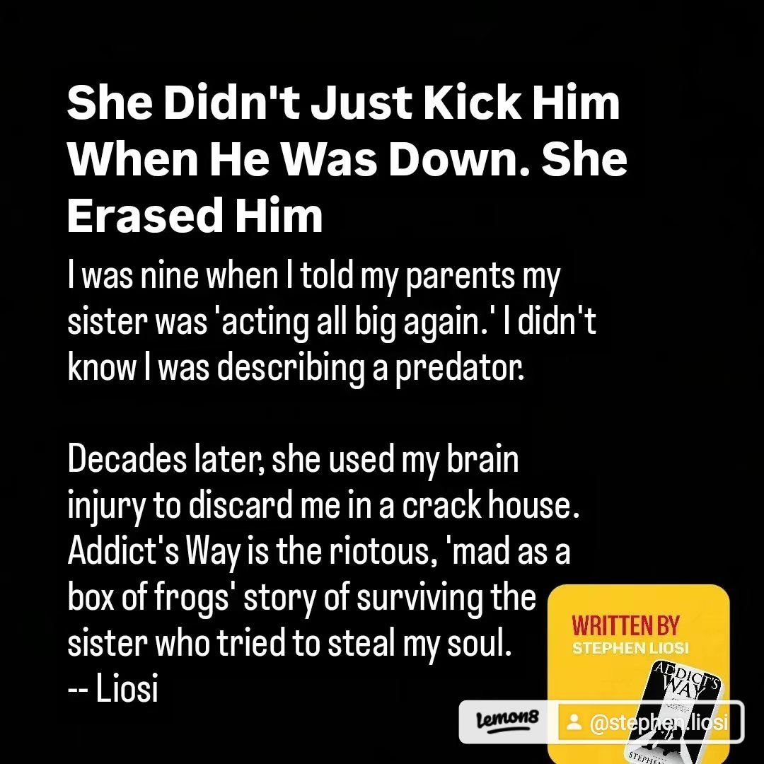 LiosiNovelist's tweet image. #NarcissistRecovery #WritingCommunity 
#AddictsWay #NarcissistAbuse
stephenliosi.blog