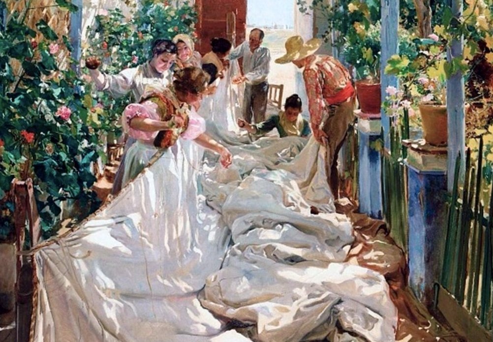 Sorolla:

-Sujétame el cubata.