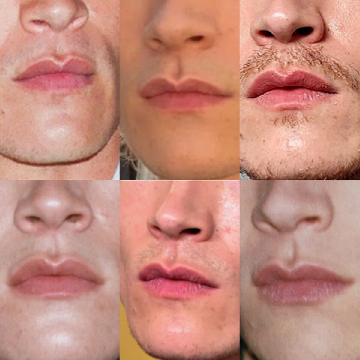 Lips so full of love they curve into a perfect heart