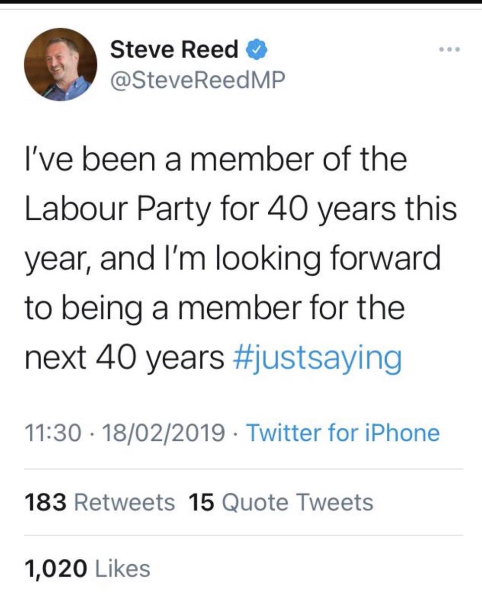 nicolelampert's tweet photo. The other night I watched Question Time where politicians squabbled over whose party hated Jews more. 
None of them addressed what was causing antisemitism or came up with salient points to tackle it. 
While I don’t want to be ungrateful that @SteveReedMP is calling out the appalling antisemitism of the Greens - I am very grateful - I note that this (the tweet below) is what he wrote when Luciana Berger and others left the Labour Party because of its antisemitism issues under Corbyn. 
And while I’m pleased that the horrific antisemitism of the Greens has suddenly become of interest, I hope that doesn’t wane once the elections are over. 
I want a commitment that they will keep fighting antisemitism when it’s no longer about winning elections. 

https://t.co/xV4EAOI5ev