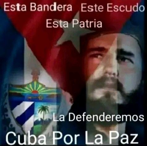 RebecaCubanita's tweet photo. Buenos dias #Cuba 🇨🇺 
#LaPatriaSeDefiende 
@DiazCanelB 
@DefendiendoCuba 
@PieEnElEstribo2 
@DeZurdaTeam_ https://t.co/sVoLSSs9Wz