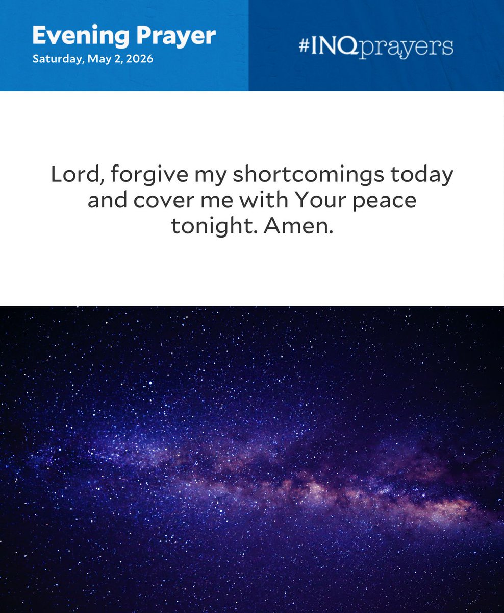 inquirerdotnet's tweet photo. Today's Evening Prayer. #INQPrayers https://t.co/8nXjjtSUHV