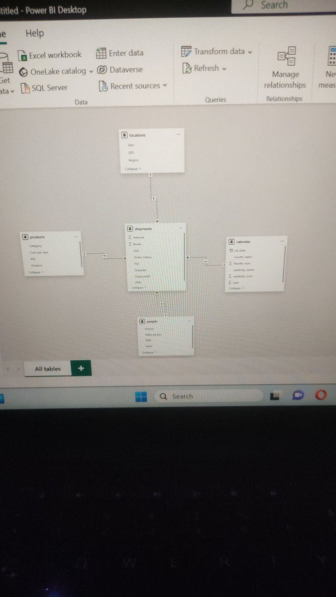 raymujeedah1's tweet image. Day 7/15 of #15DaysOfPowerBI. 
I practiced building a star schema using a dataset with 5 tables and created relationships between them.
I also built a few simple visuals to see how the model interacts with the data and everything is starting to make more sense 👏👏
#PowerBI