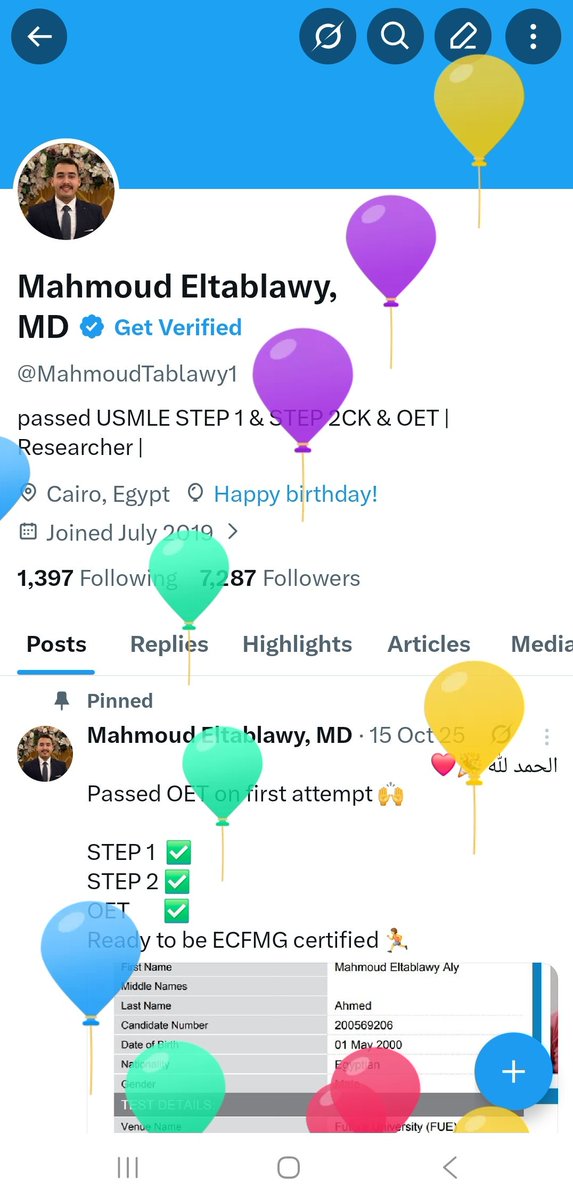 Mahmoud Eltablawy, MD tweet media