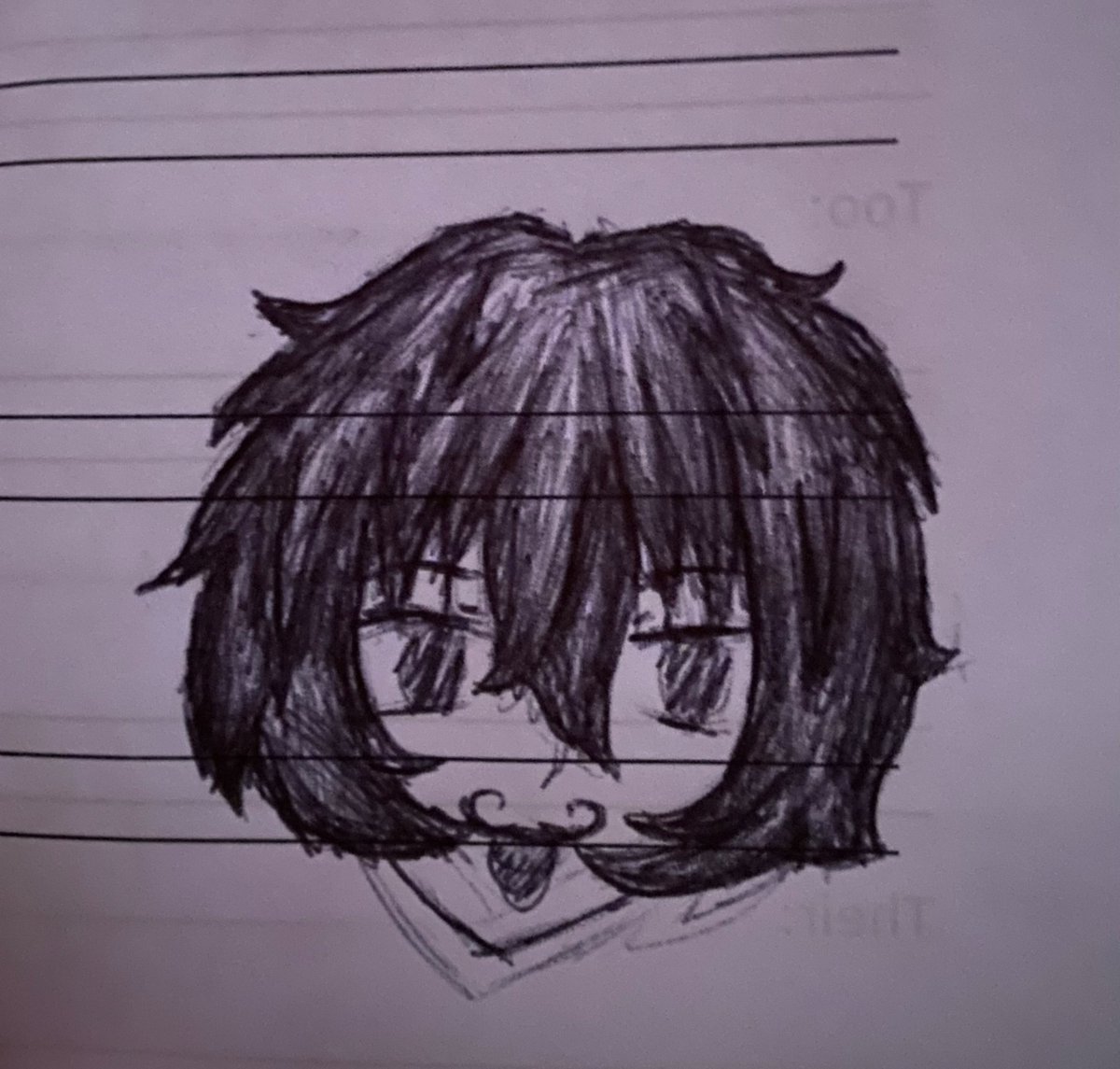 strawberrymoeii's tweet image. Sum lil drawings I did in class #dazai #sketches