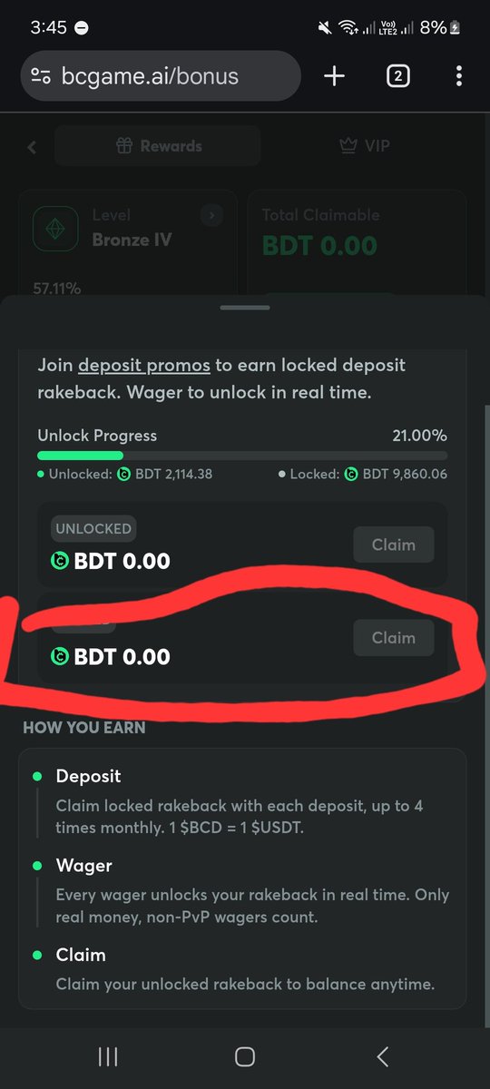 CryptoSulemano's tweet photo. Something feels off with https://t.co/wWk4S5PrGK Reckbeck cashback unlocks.
270 BDT unlocked last night.
720 BDT unlocked today.
Claimed it → vanished.
No transaction record. No proof. No credit.
unclear unlock amounts = serious transparency questions.
Anyone else seeing this? https://t.co/Bc0dgzPca5