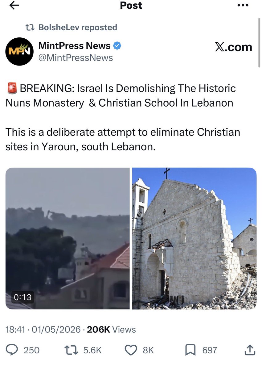 alihadi68's tweet image. More evidence of #Israel’s anti Christian hate &amp;amp; racism. They’ve spent years trying to pit Western Christians against Muslims to further their apartheid yet constantly attack Arab Christians everywhere in the region