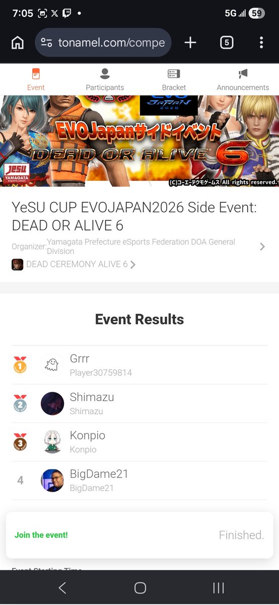 BigDame21🔜EVO Japan 2026 tweet media