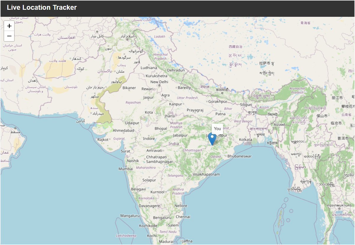 Built Real-Time Live Location Tracking System 🌍📍 Users can securely ...
