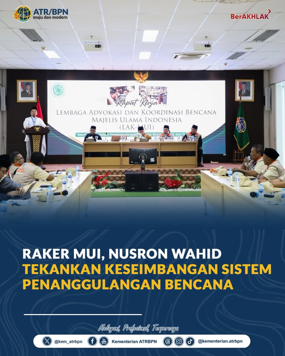 KantahPdg's tweet image. #repost Halo #SobATRBPN, penanggulangan bencana yang efektif membutuhkan sistem yang terencana, tangguh, dan didukung sumber daya yang memadai.