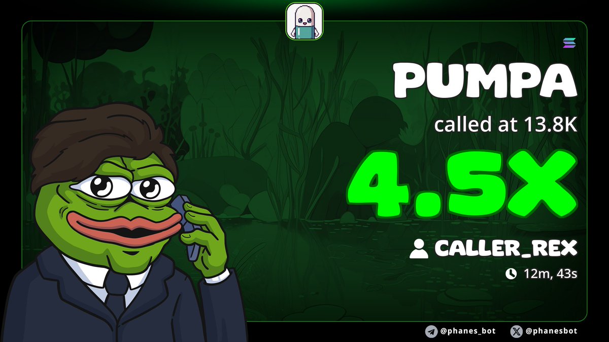 Caller_Rex's tweet image. 4x on my call $PUMPA

43kvs9Y1WEn7J43DvorotAB35KkAfLpeuQYA9TPspump
#Solana #SolanaMemecoins #Memecoin