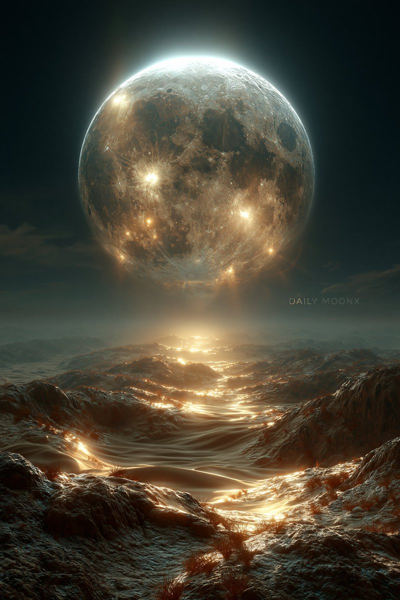 DailyMoonX's tweet photo. Just glow! 🌜 https://t.co/GI8lL7S3Ij
